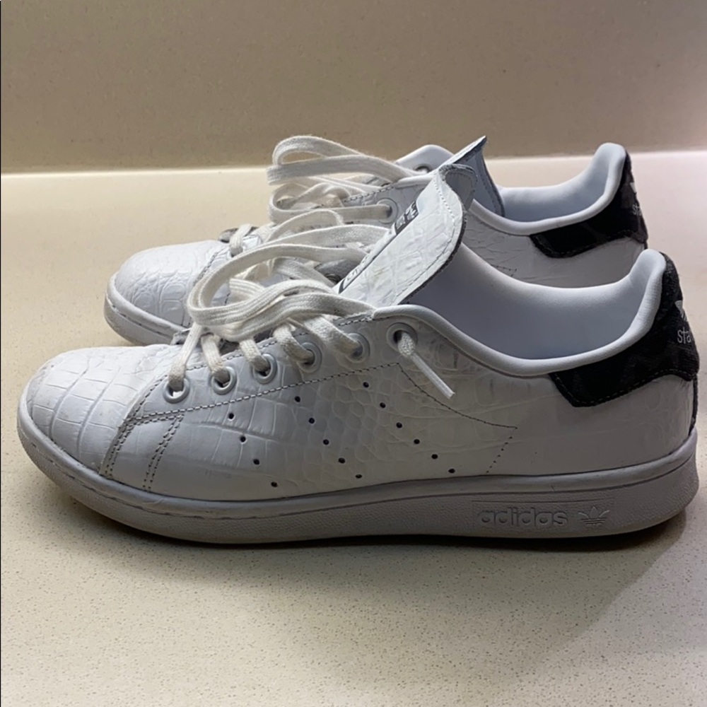 Adidas StanSmith Croc Embossed w/ Camo Fabric Back